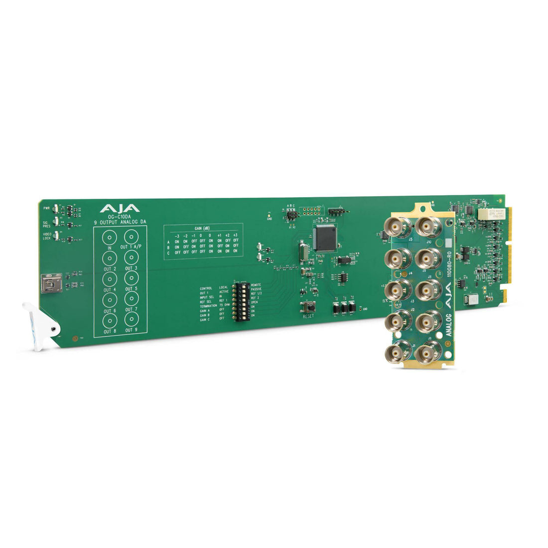 AJA OG-C10DA with BNC Rear Module – image 1