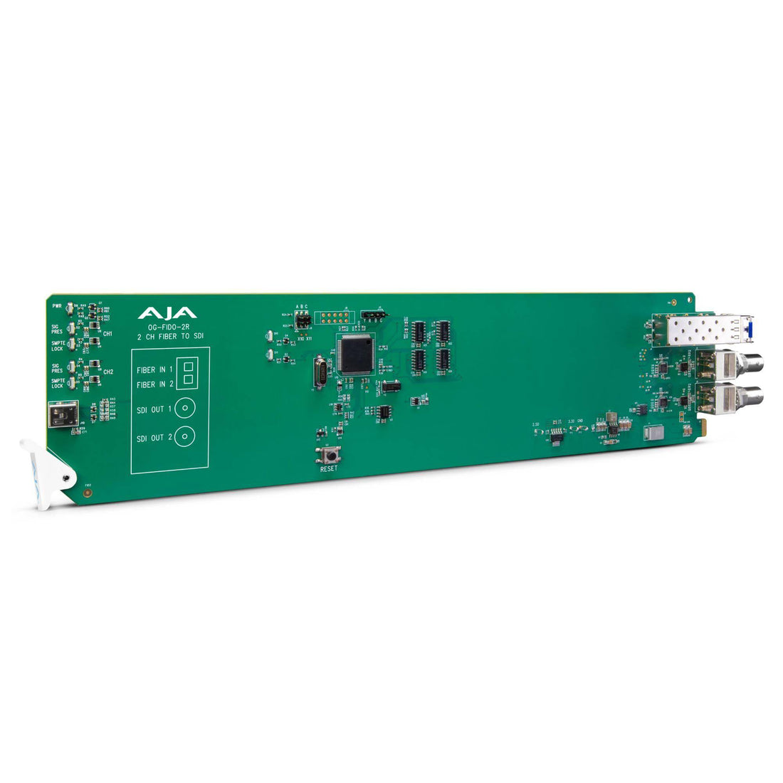 AJA OG-FiDO-2R Front Right View – image 1