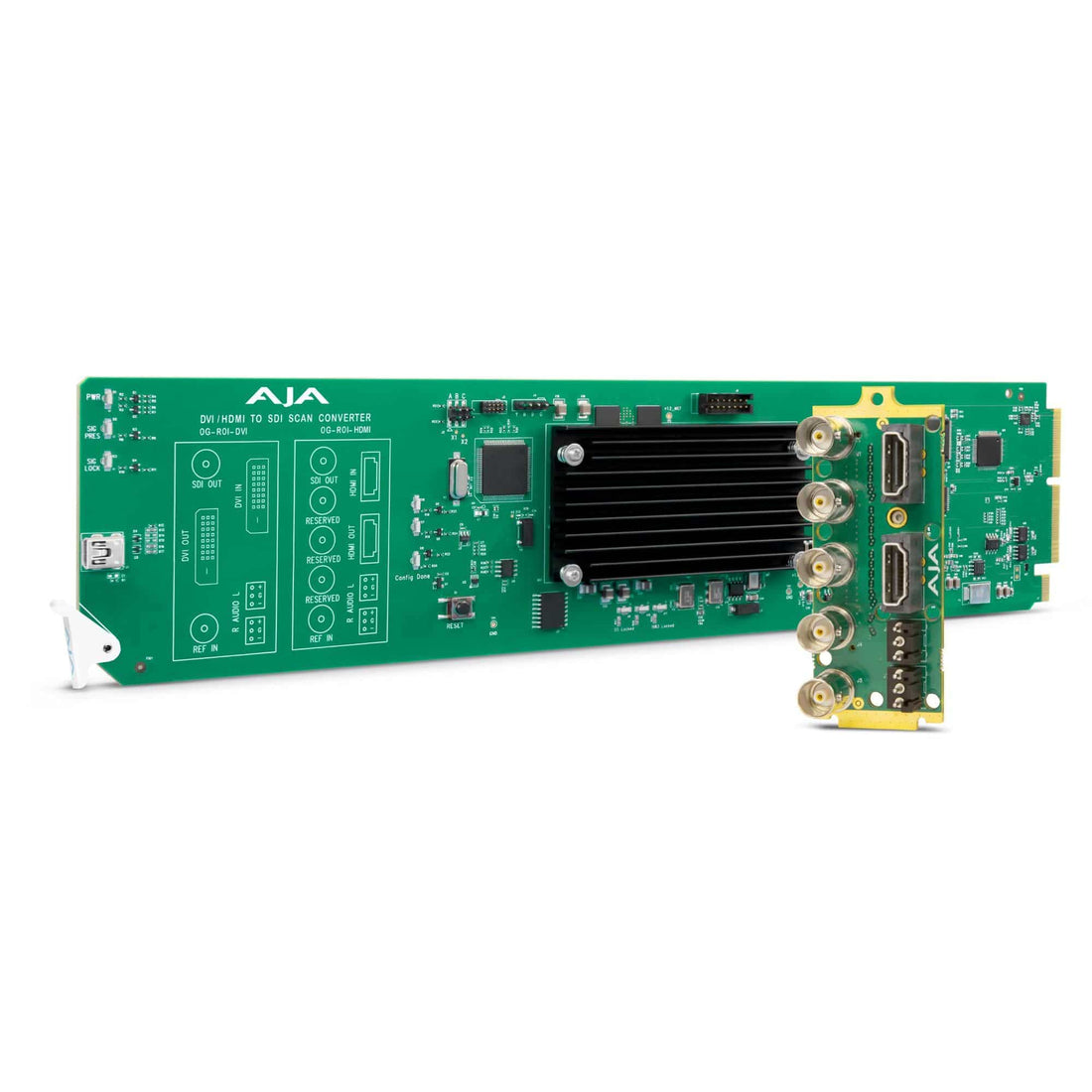 AJA OG-ROI-HDMI Left View With RearModule – image 1