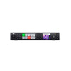 Blackmagic Design ATEM 1 M/E Constellation 4K video switcher with front view, featuring multiple control buttons and input ports.