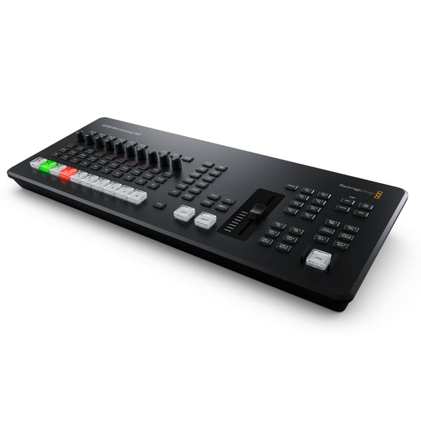 Blackmagic Design ATEM Mini Extreme ISO G2 video switcher with right-angle connections, compact professional live production hardware – image 1