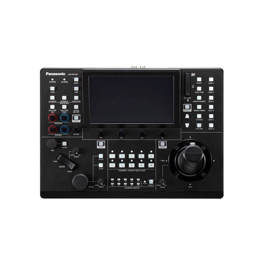 Panasonic AW-RP150 touchscreen remote camera controller with multiple control buttons and ergonomic design for PTZ camera operation. – image 8
