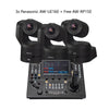 Panasonic AW-UE160 PTZ Camera 3-Pack (Black) + FREE AW-RP150 Controller - Coremicro