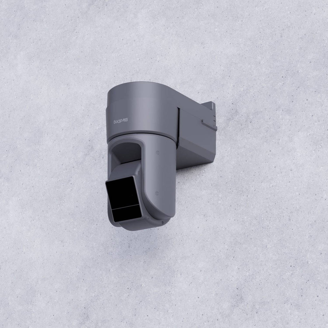 Grey BirdDog O4 Wall Mount for PTZ cameras, durable wall bracket designed for secure installation of BirdDog PTZ cameras. – image 1