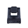 BirdDog X5 Ultra 20x 4K PTZ camera in black, showing the back with control ports and connectivity options.