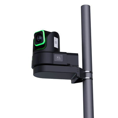 BirdDog XL Ultra Pole Mount (Black) with green accents on a white background