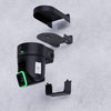 BirdDog XL Ultra Wall Mount (Black)  with green accents on a gray background