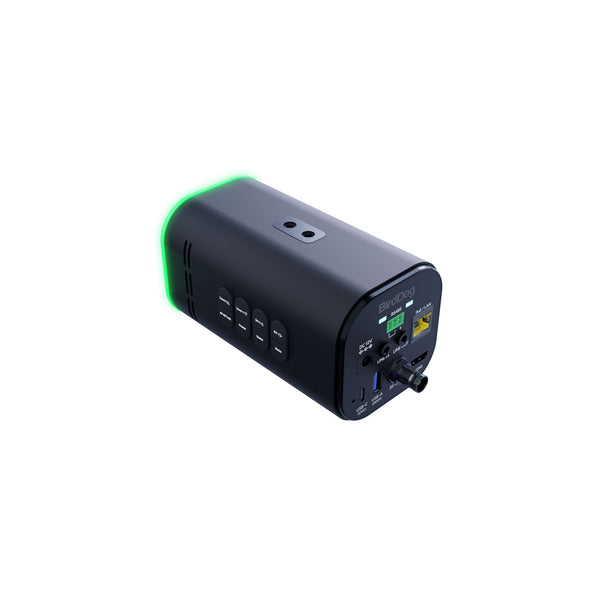 BirdDog MAKI Ultra 4K 12x power adapter with multiple ports on a white background – image 15
