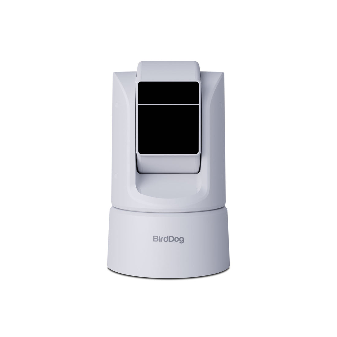 BirdDog O4 White PTZ Camera with a screen on a white background – image 2