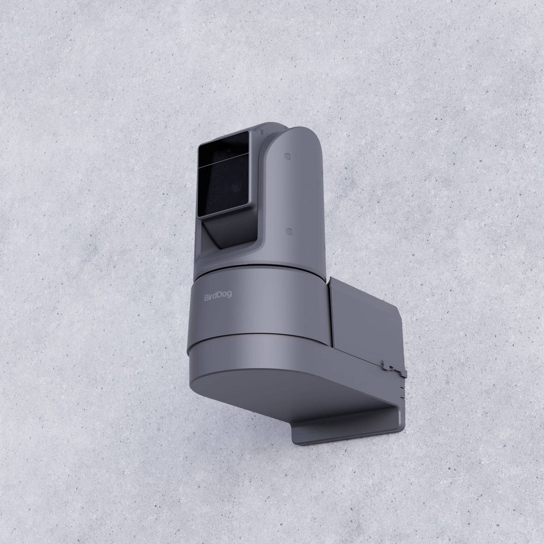 BirdDog O4 Outdoor camera mounted on a textured gray wall – image 2