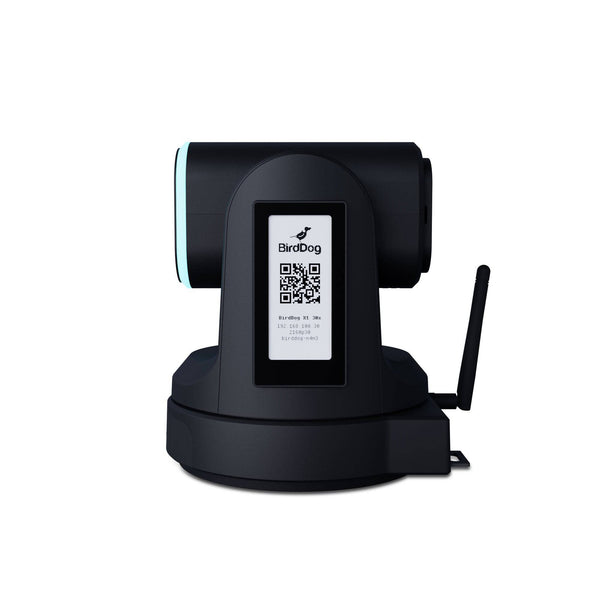 Black BirdDog X1 30x NDI PTZ Camera with 30x Optical Zoom with QR code on a white background – image 5
