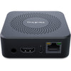 BirdDog PLAY Pro 4K NDI Player signal converter with ports and indicator lights, showcasing its front panel and connectivity options.