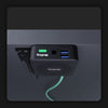 BirdDog PLAY Pro 4K NDI Player signal converter mounted with cable routing and installation setup.