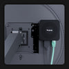 BirdDog PLAY Pro 4K NDI Player signal converter mounted on VESA with 100mm pattern, shown from rear view.