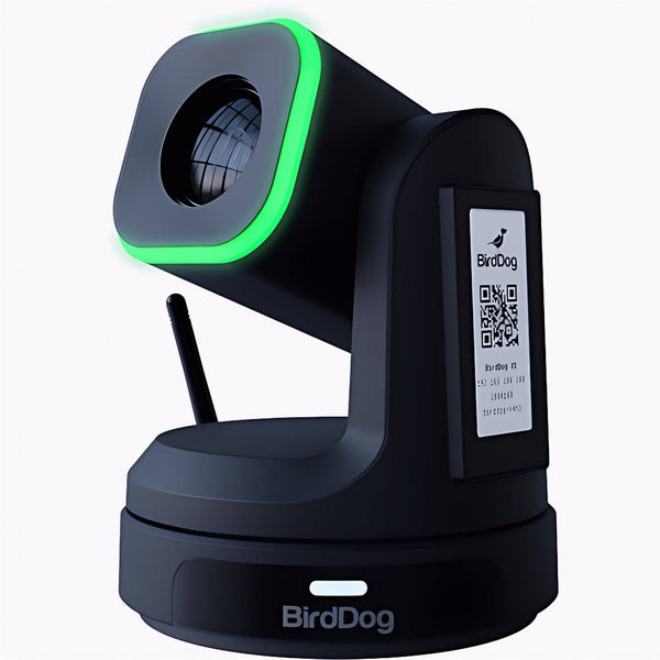 BirdDog X1 PTZ Camera with 20x Zoom (Black) Up Left Side