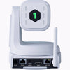 BirdDog X1 PTZ Camera with 20x Zoom (White) Behind Side