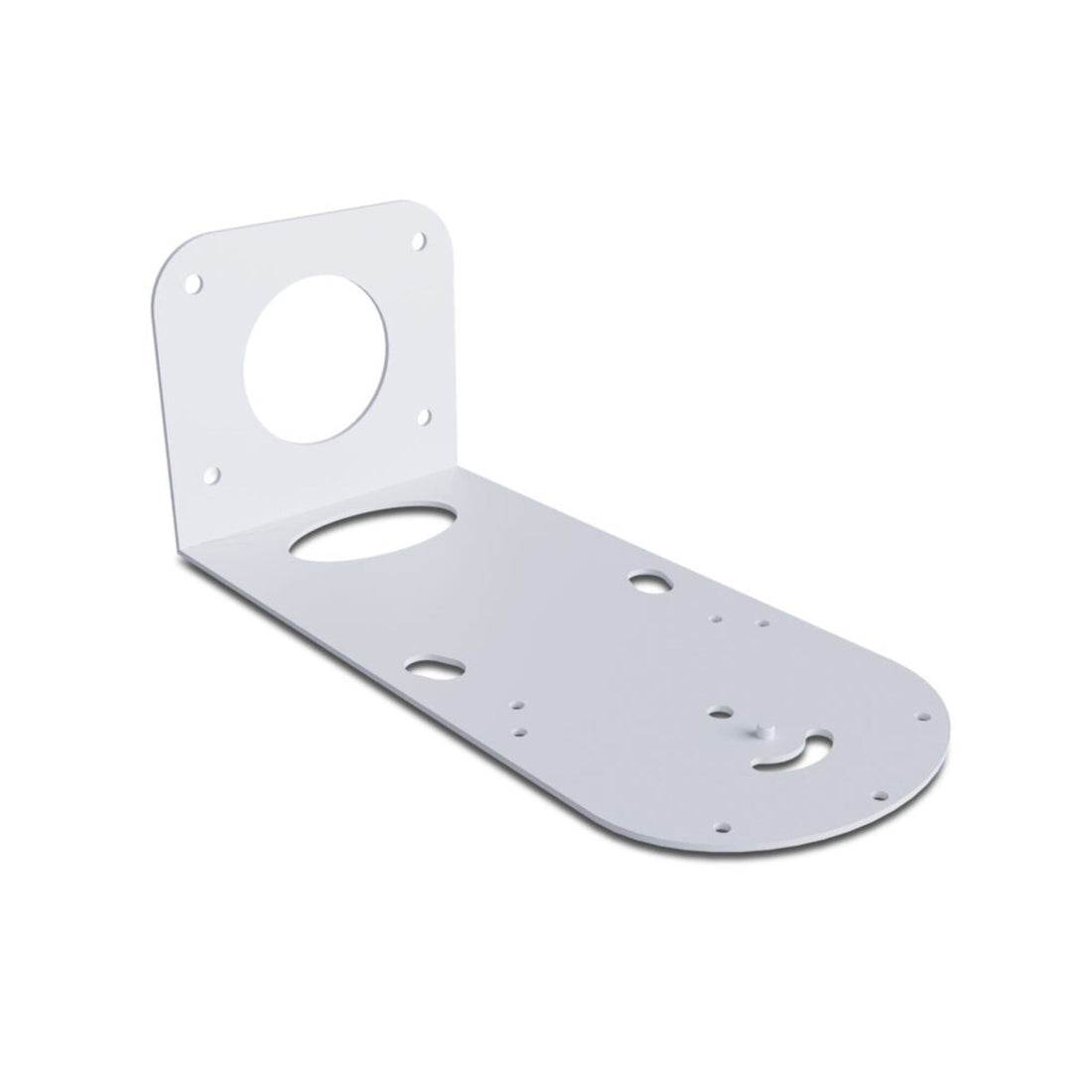 White BirdDog X4 Ultra PTZ camera wall mount, sturdy bracket for secure installation of BirdDog X4E and X4 Ultra cameras. – image 1