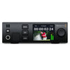Blackmagic Design Blackmagic 2110 IP SDI to HDMI 12G IP converter front view showing connection ports and display indicators.