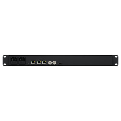 Blackmagic Design Blackmagic ATEM Monitoring Rack Panel 20 control panel with ports and connectors on the rear for live video production.