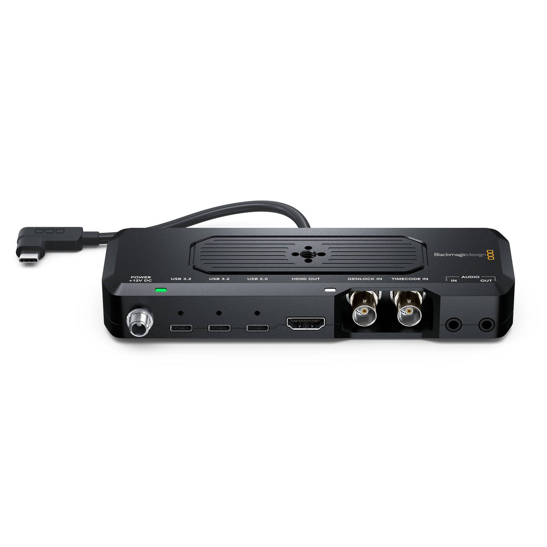 Blackmagic Design Camera ProDock showing front view with ports and connectors for professional camera docking and charging. – image 4