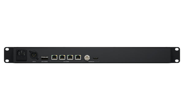 Rear view of Blackmagic Design Cloud Store Max 48TB storage device showing ports and connection options. – image 3