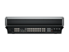 Blackmagic Design ATEM Television Studio HD8 ISO video switcher with 2TB storage, rear view showing input/output ports and controls.