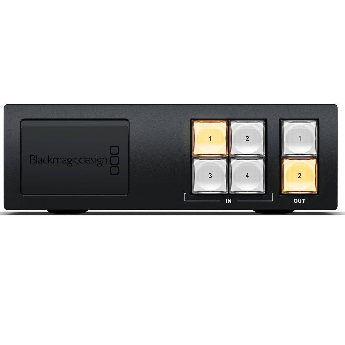 Blackmagic Design Videohub Mini 4x2 12G Front – image 2
