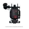 Blackmagic Design URSA Cine 12K LF cinema camera rear view, showcasing the camera body and connectivity ports.