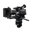 Blackmagic Design URSA Cine 12K cinema camera with EVF kit and PL mount, shown from a side angle.