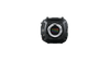 Blackmagic Design URSA Cine 17K cinema camera front view showing lens and body details.