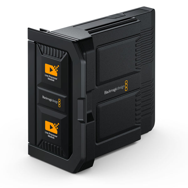 Blackmagic Design URSA Live Encoder streaming hardware with multiple input ports and control panel for live video broadcasting. – image 1