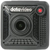 Front view of the Datavideo 4K NDI-HX CS Mount POV camera, showcasing its compact design and lens details.