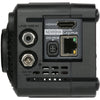 Side view of Datavideo 4K NDI-HX CS Mount POV camera showcasing its compact design and professional camera features.