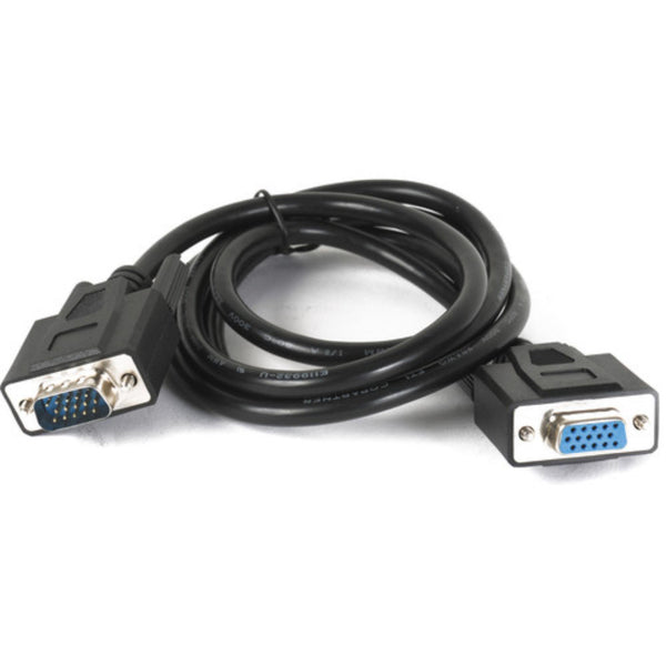 Datavideo 15-pin tally cable for SE-500 and SE-600 to ITC-100, showing the cable with connectors and black casing. – image 1