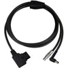Datavideo CB-72 camera power and data cable for PTR series head and Sony or Panasonic cameras, with connectors visible.