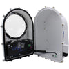 Inside view of Datavideo DATAVIDEO D2-HEAT-POE camera housing with heater blower for PTC series cameras.