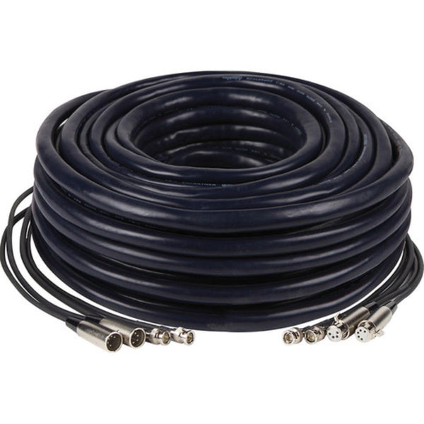 Datavideo CB-22H all-in-one snake cable, 98 ft long, with multiple connectors visible for professional audio/video connections. – image 1