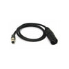 Datavideo male to female mini XLR to XLR audio cable, 16-inch length, with connectors visible for professional audio setup.