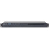 Datavideo 3-channel long-range HDBaseT receiver with HDMI outputs, shown from the front view, designed for extending high-definition signals.
