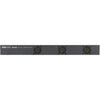 Datavideo 4-channel HDBaseT receiver with HDMI and 3G-SDI outputs, front view of long-range extender device.