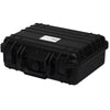 Top view of Datavideo HC-500 hard case designed for TP-500 teleprompter kit, showing sturdy protective exterior and handle.