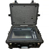 Open view of Datavideo HC-850S wheeled hard travel case for SHOWCAST 100 switcher with foam interior and secure latches.