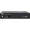 Datavideo NVD-40 4K IP video decoder front view showing control panel and connections, a compact 4K IP video processing device.