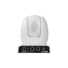 Rear view of Datavideo PTC-145TW 20x HDBaseT PTZ camera in white with 3G-SDI, HDMI, and tracking features.