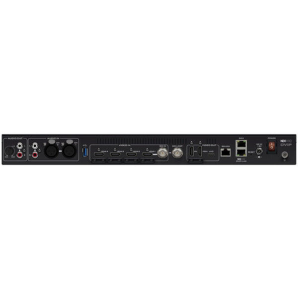 Rear view of Datavideo iCast 10NDI MK II 4-channel production switcher for live streaming and video switching. – image 3