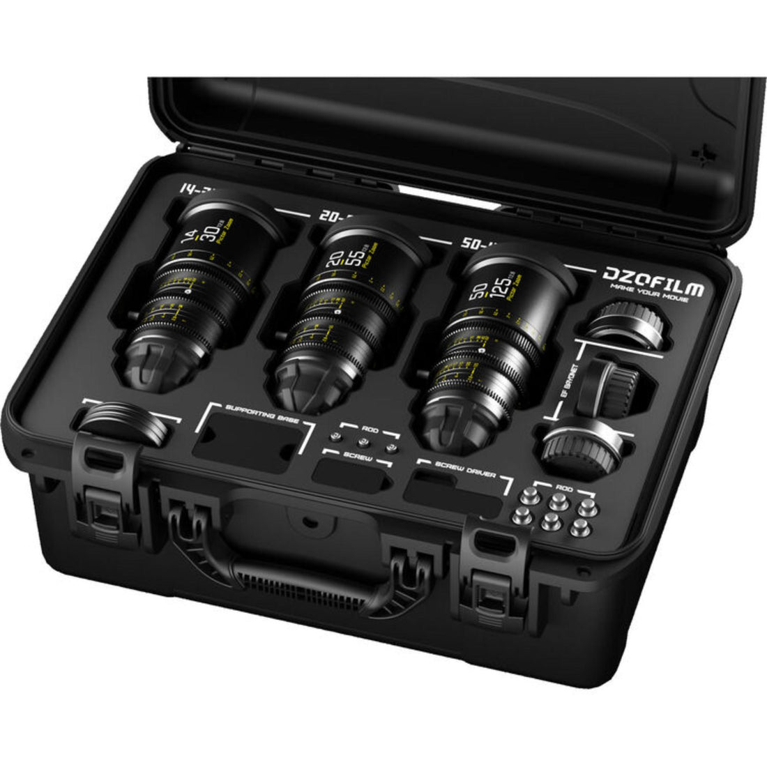 DZOFilm Pictor T2.8 Super35 Zoom 3-Lens Bundle (PL & EF Mount, Black) – image 3