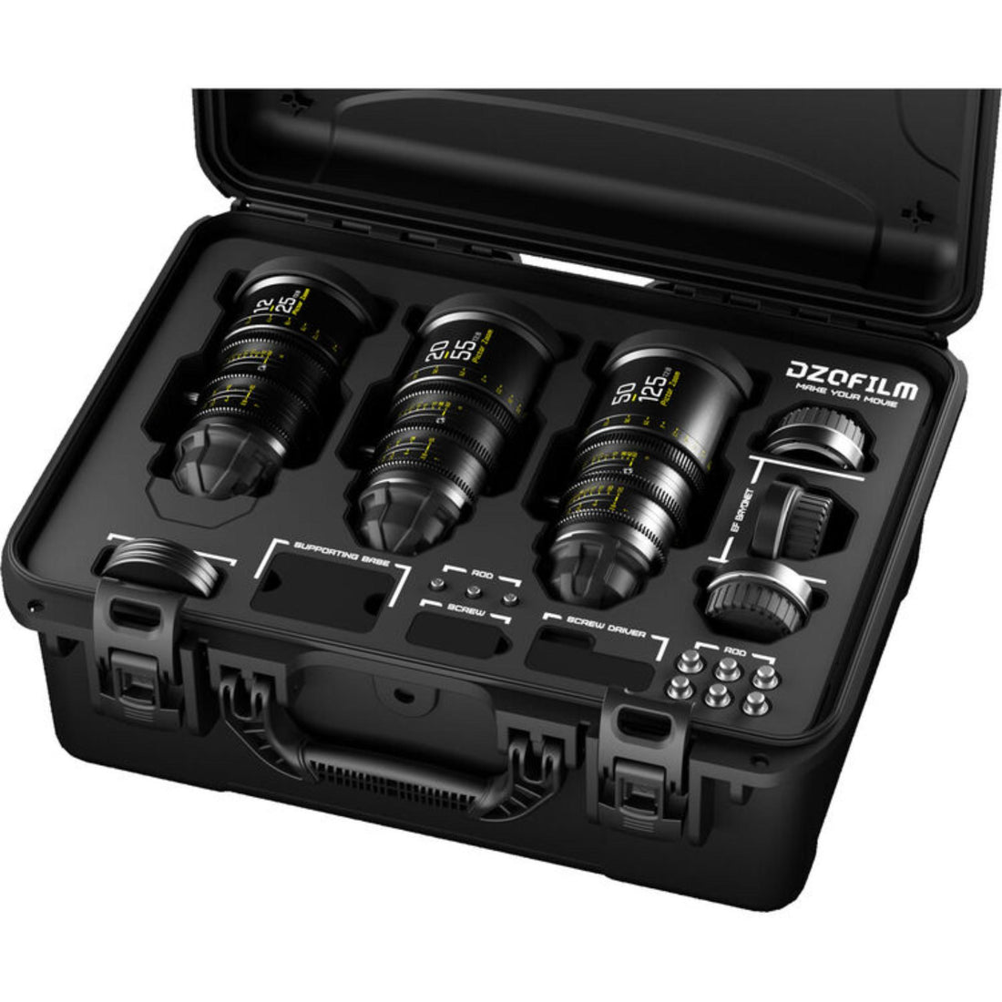 DZOFilm Pictor T2.8 Super35 Zoom 3-Lens Kit (PL & EF Mount, Black) – image 2