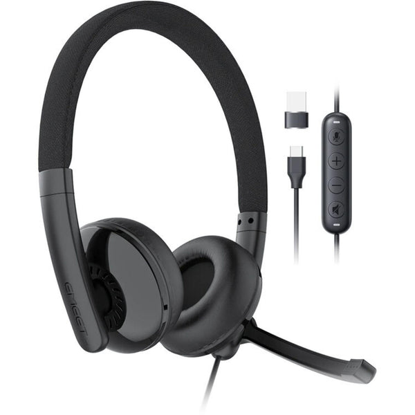EMEET GeniusCall HS50 USB Headset with Microphone and In-Line Controls – image 1