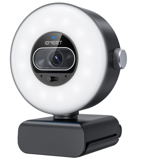 EMEET SmartCam S600L 4K Streaming Webcam with Built-in Ring Light – image 2