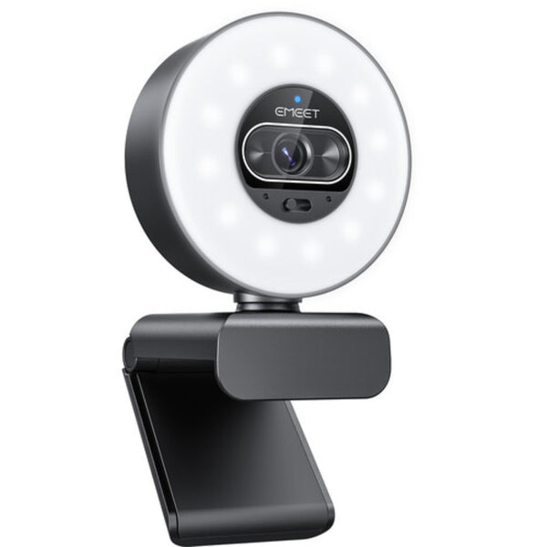 EMEET SmartCam S600L 4K Streaming Webcam with Built-in Ring Light – image 1